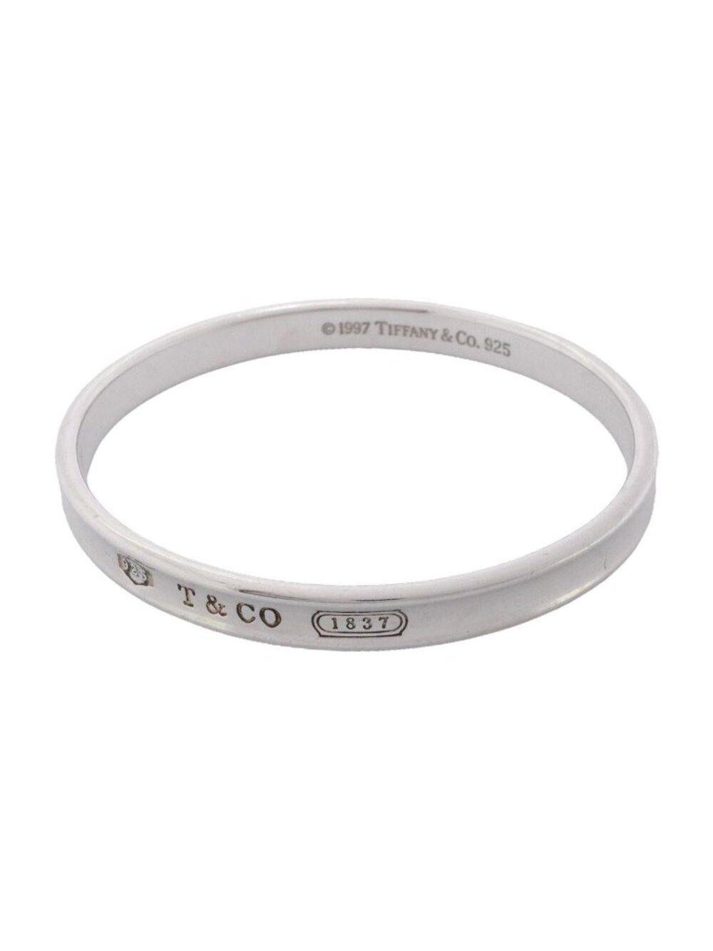 Tiffany & Co Bangle Narrow 925 Sterling Silver Bracelet